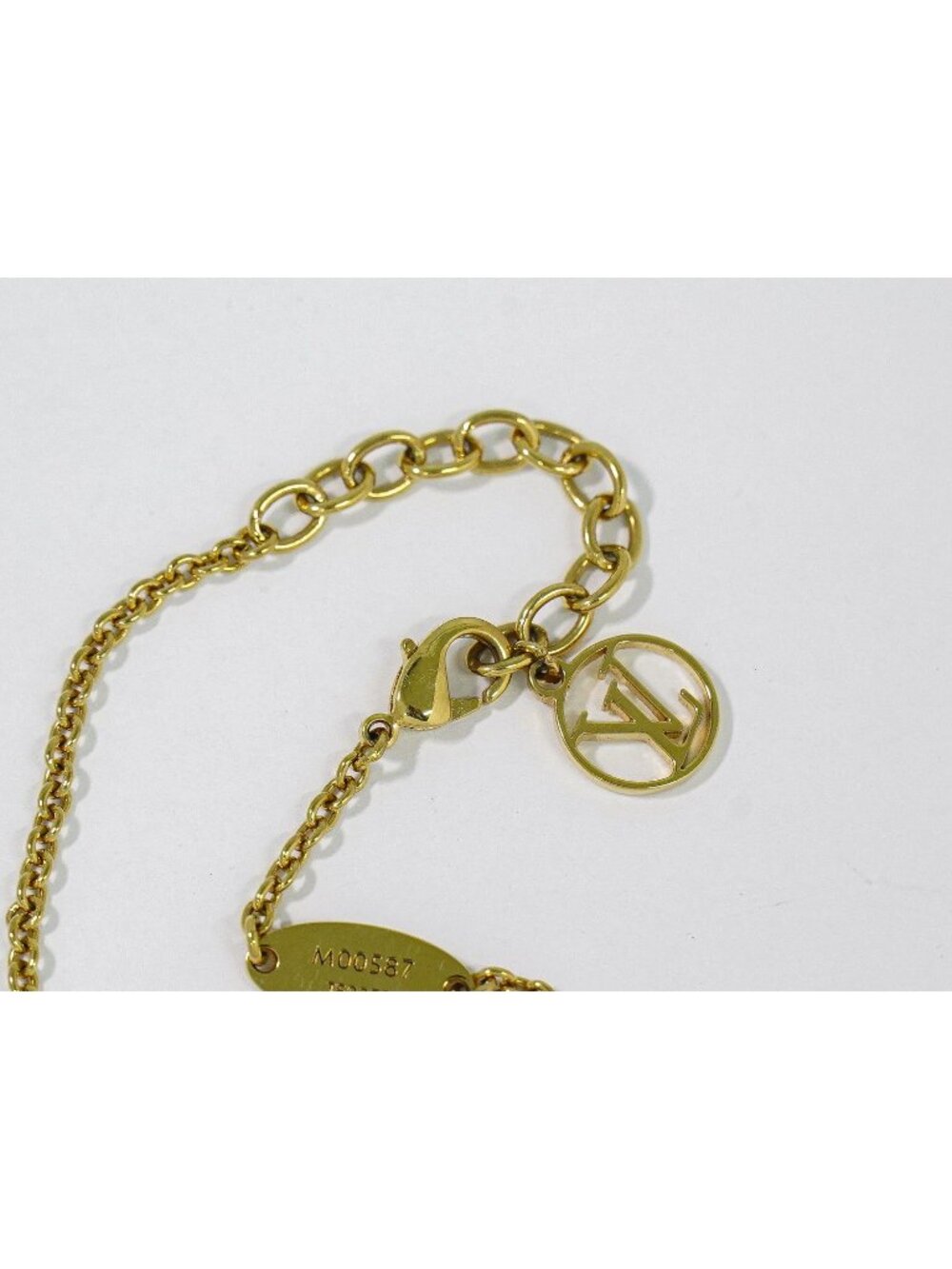 Louis Vuitton Bracelet LV Iconic Line Stone Gold Plated - Picture 2 of 9
